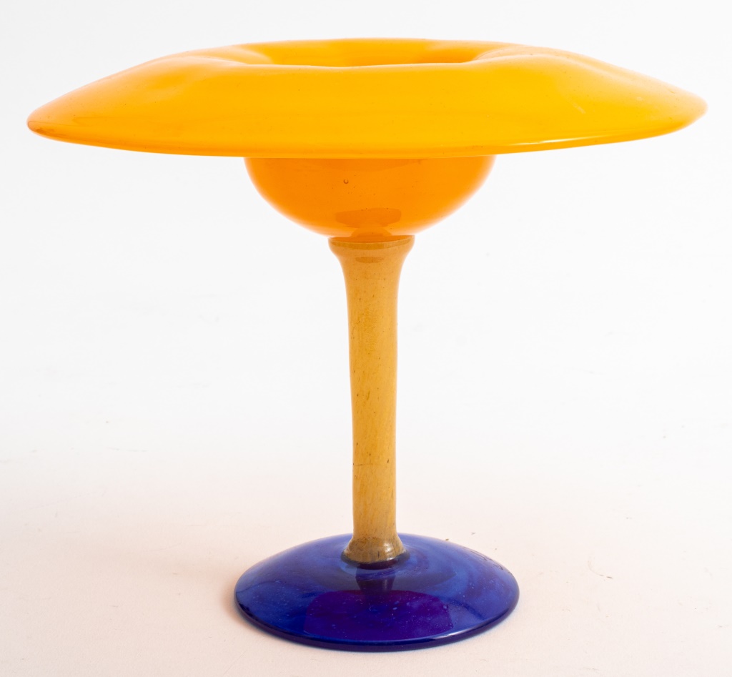 CARDER STEUBEN MANNER CANDLESTICK