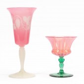 CARDER STEUBEN PINK ART GLASS