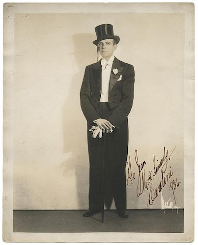 CARDINI. INSCRIBED AND SIGNED