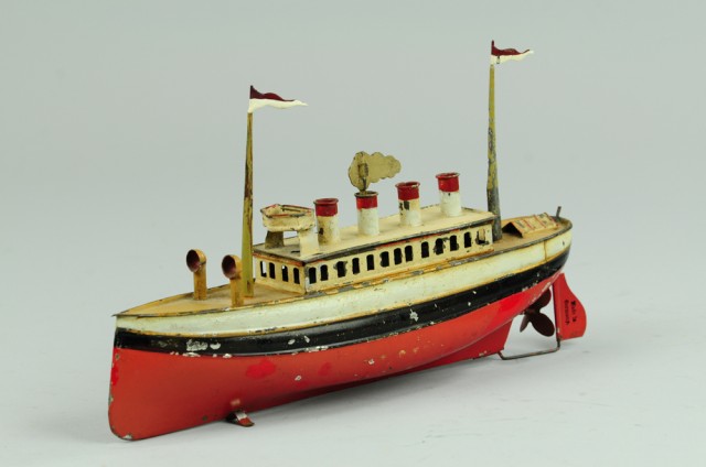 CARETTE PASSENGER BOAT C. 1911 hand