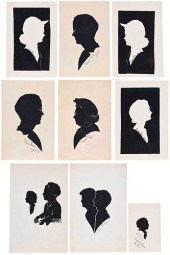 CAREW RICE, NINE SILHOUETTES(A