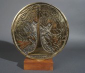 CAREY WYNN, BRONZE PLAQUE OF M