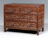 Caribbean baroque carved chest