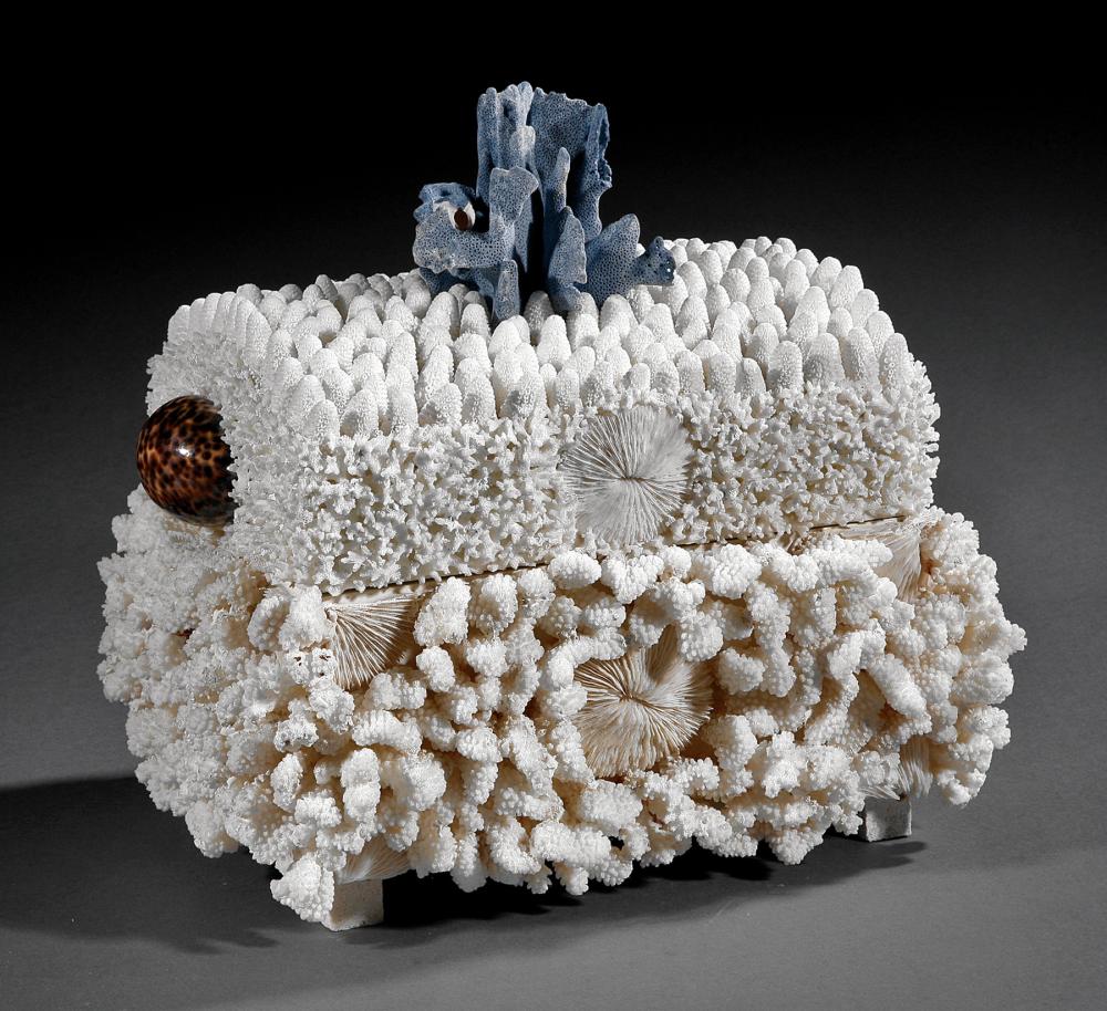 CARIBBEAN CORAL ENCRUSTED