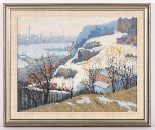 CARL ABEL (1875-1959) "VIEW OF