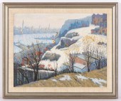 CARL ABEL (1875-1959) "VIEW OF