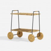 Carl Auböck II. Bar cart. c. 1