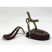 CARL AUBOCK Leather Trimmed Pi