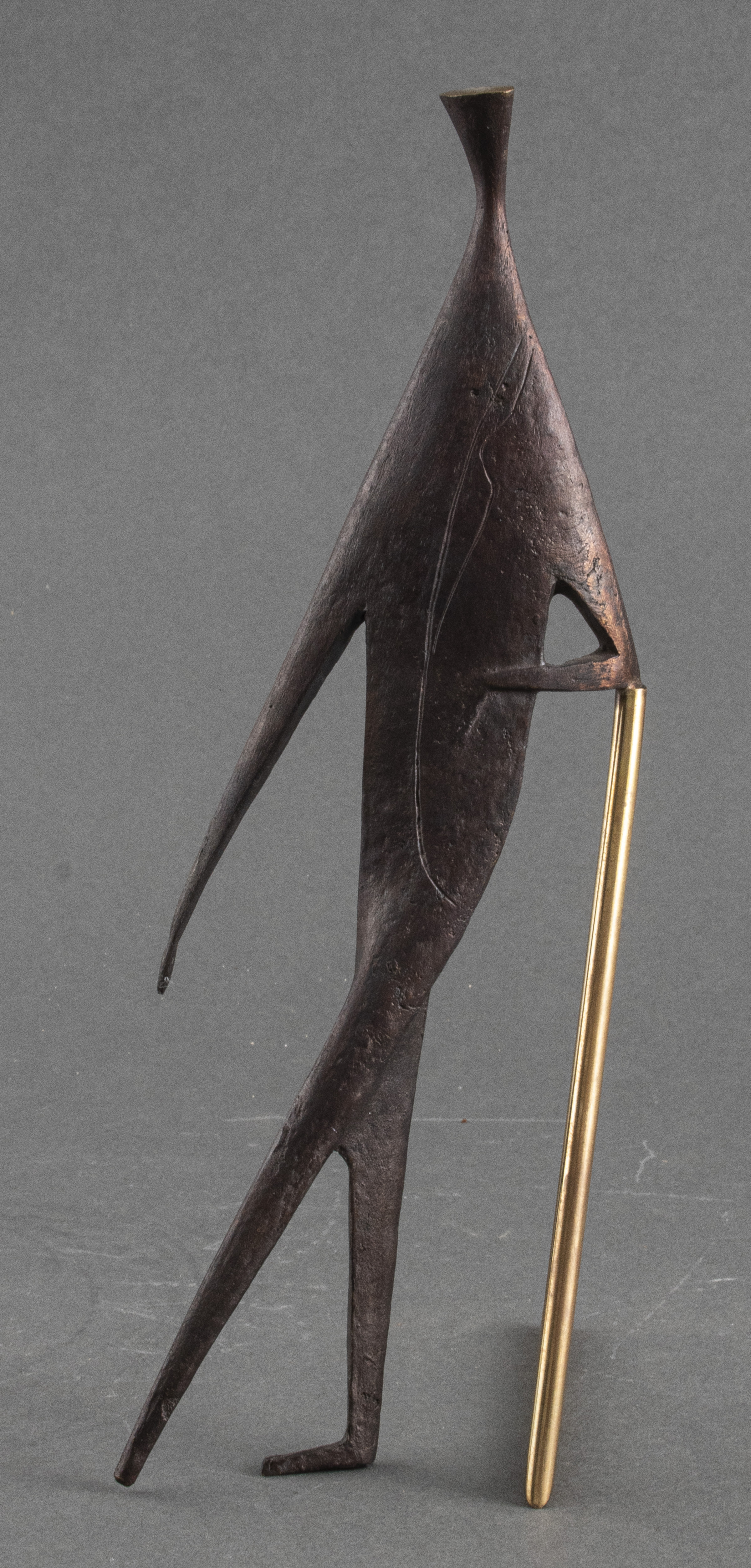 CARL AUBOCK MODERN BRONZE FIGURAL