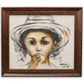 CARL BLAIN OIL ON CANVAS PAINT