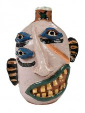 CARL BLOCK FLATLAND POTTERY FA