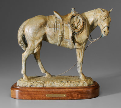 Carl Ciliax bronze horse (born
