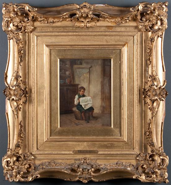 Carl Haag German 1820-1915 Boy