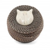 CARL HANK ATTRIBUTED LIDDED BA