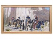 CARL HANTMAN 'PATROL ON HORSEB