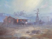CARL J. SMITH OIL ON CANVAS SN