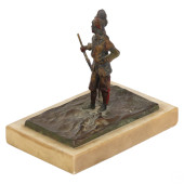 CARL KAUBA 1865-1922 BRONZE AM