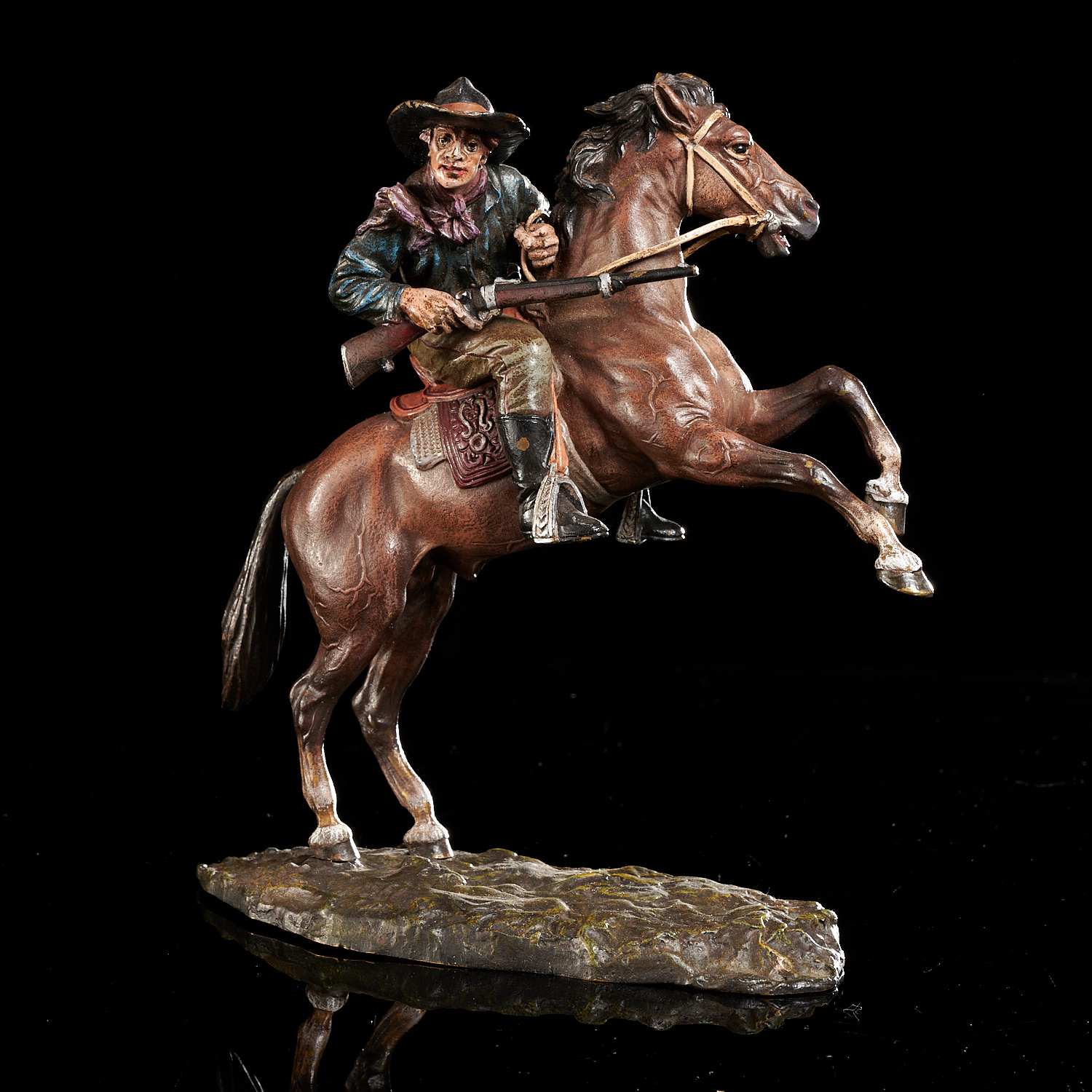 CARL KAUBA, COLD-PAINTED BRONZE