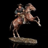 CARL KAUBA, COLD-PAINTED BRONZ