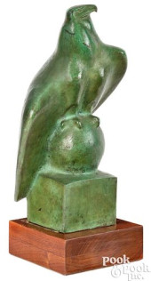 CARL MILLES, PATINATED BRONZE