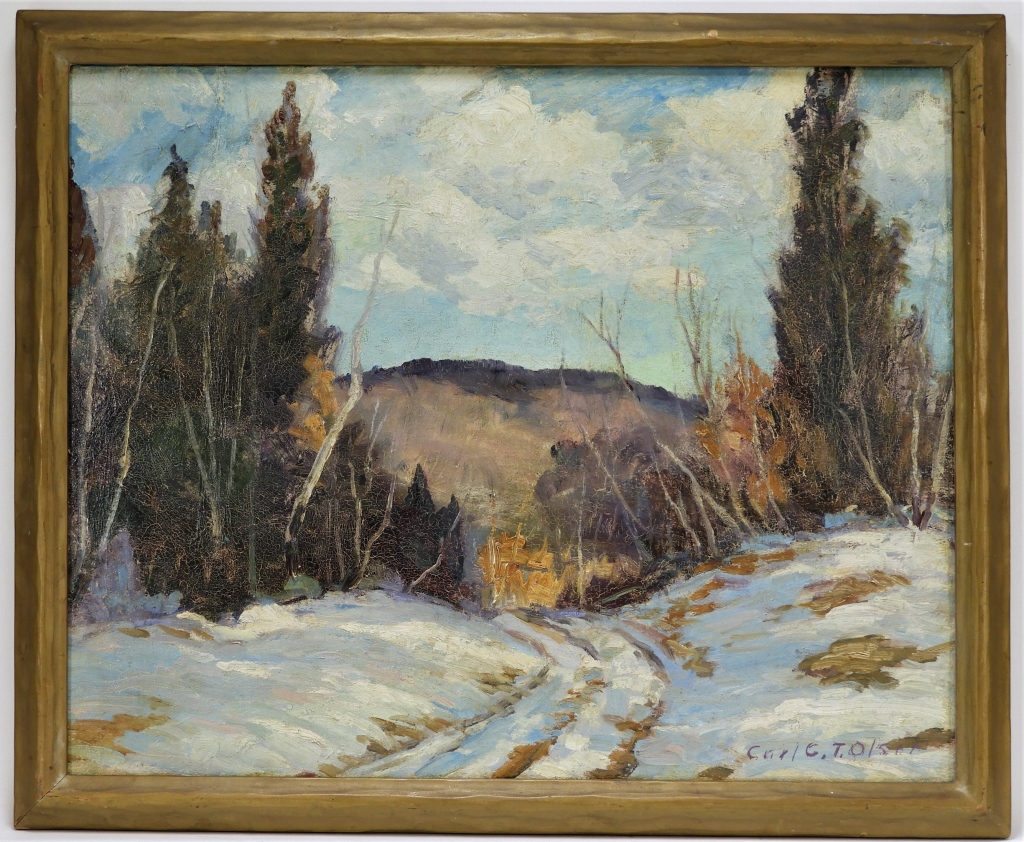 CARL OLSON WINTER FOREST