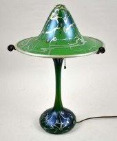 CARL RADKE, ART GLASS LAMPThe