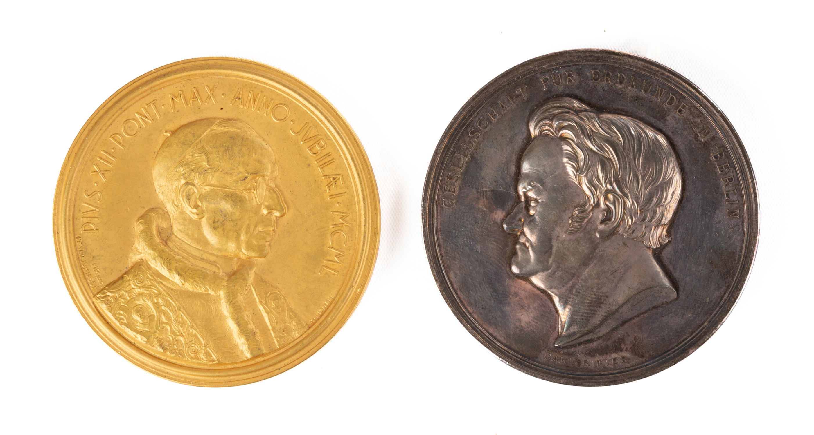 CARL RITTER SILVER MEDAL &