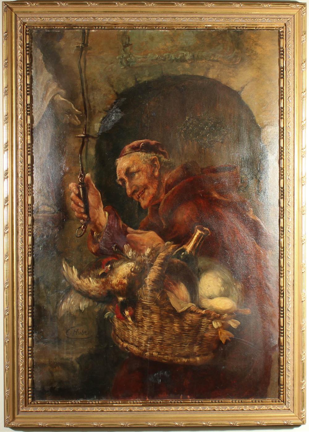 CARL RUDOLF HUBER OIL ON