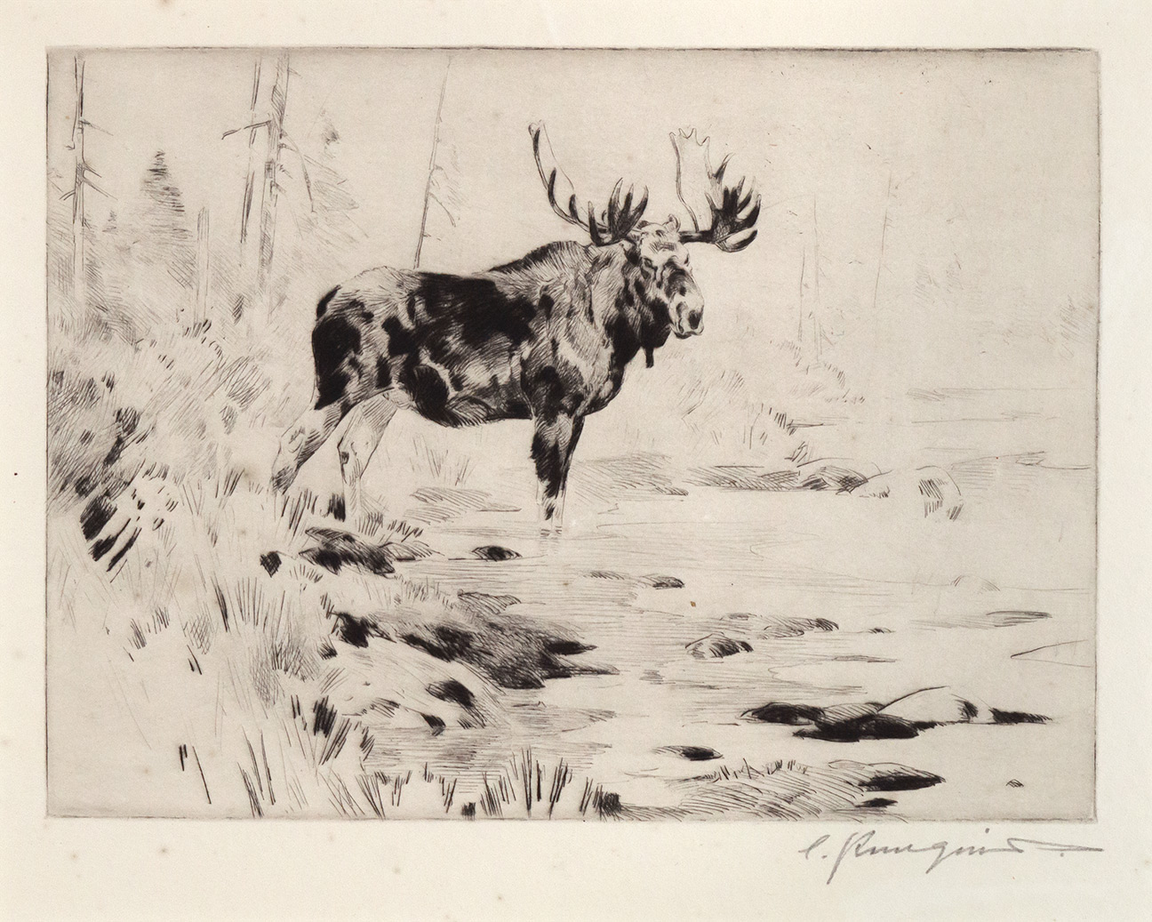 CARL RUNGIUS (1869-1959), AN OLD
