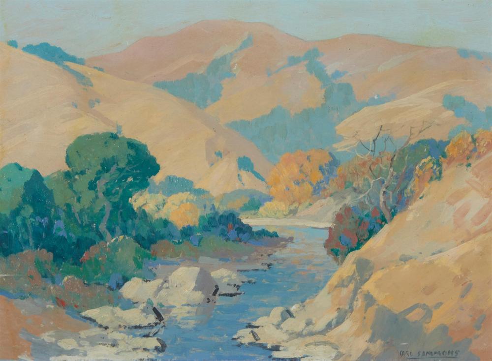CARL SAMMONS, (1883-1968), RIVER