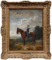 Carl Seiler equestrian paintin