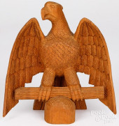 CARL SNAVELY, CARVED EAGLE<br>