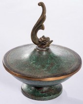 CARL SORENSEN BRONZE FOOTED BO