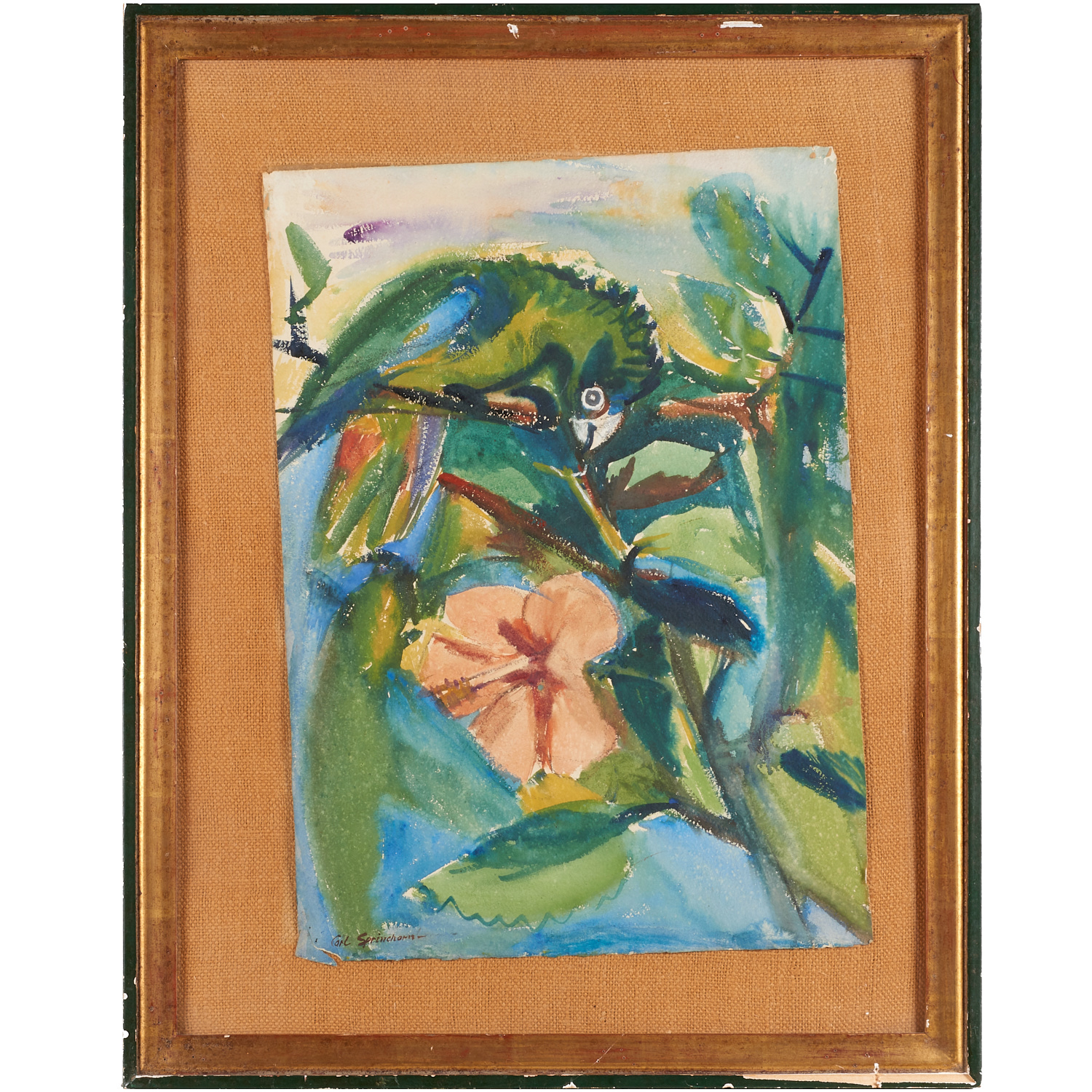 CARL SPRINCHORN, WATERCOLOR Carl