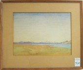CARL SVAREN WATERCOLOR ON PAPE
