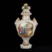 CARL THIEME PORCELAIN URN W/ G