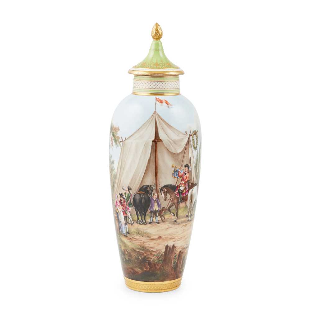 CARL THIEME POTSCHAPPEL VASE AND