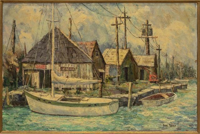 CARL THORP (D1989) PAINTING,