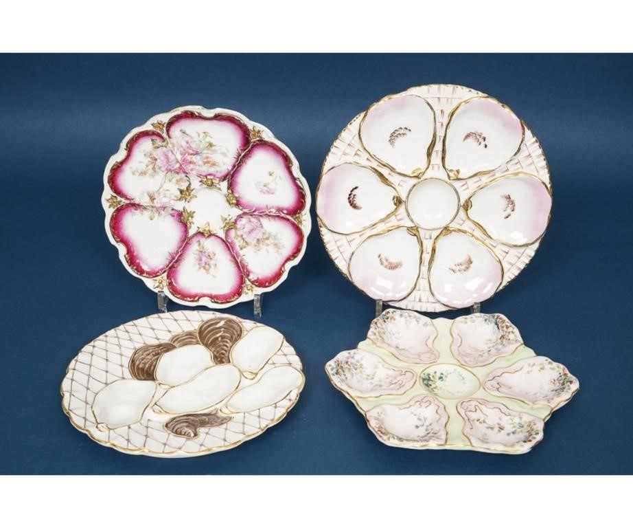 Carl Tielsch oyster plate; together