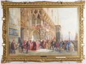 CARL WERNER, WATERCOLOR, VENET