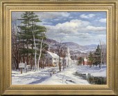CARL WUERMER O/C, VILLAGE IN W