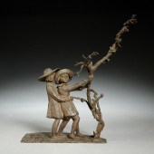 CARLA LAVATELLI, BRONZE SCUPLT