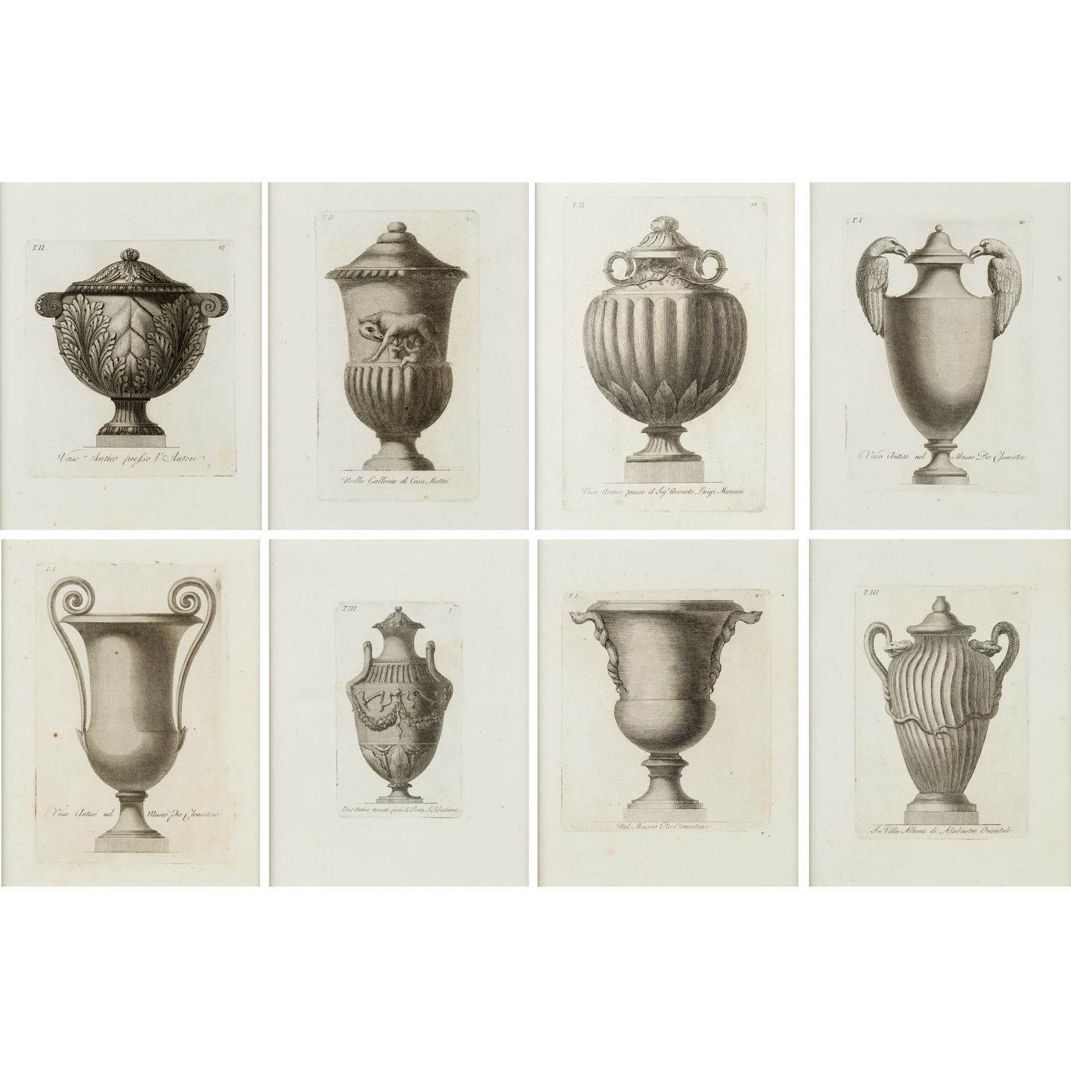 CARLO ANTONINI, (8) ANTIQUE