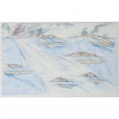 CARLO BATTAGLIA, WATERCOLOR ON