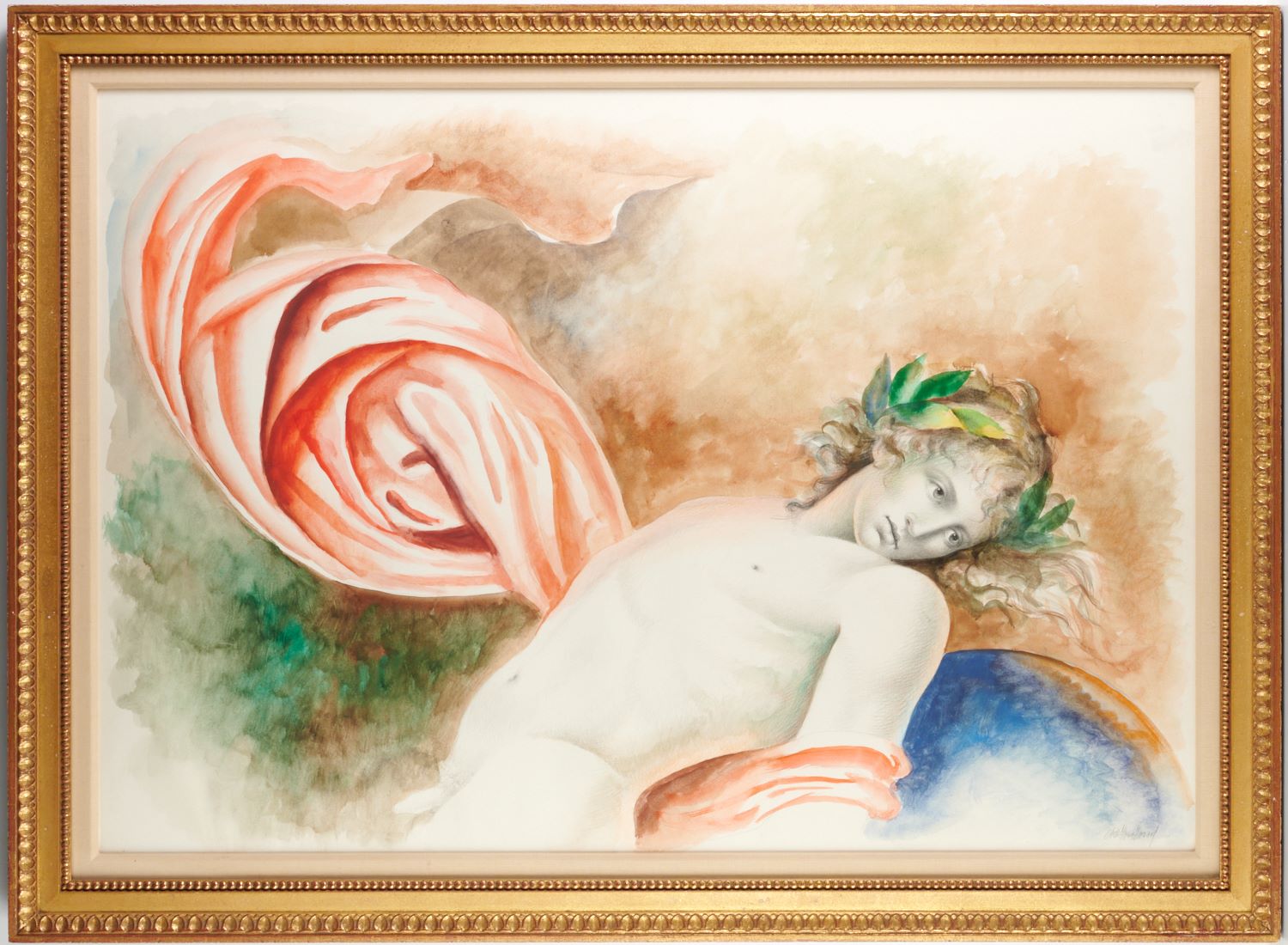 CARLO MARIA MARIANI, WATERCOLOR,