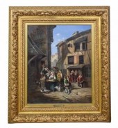CARLO ROSSI OIL ON CANVAS VILL