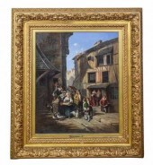 CARLO ROSSI OIL ON CANVAS VILL