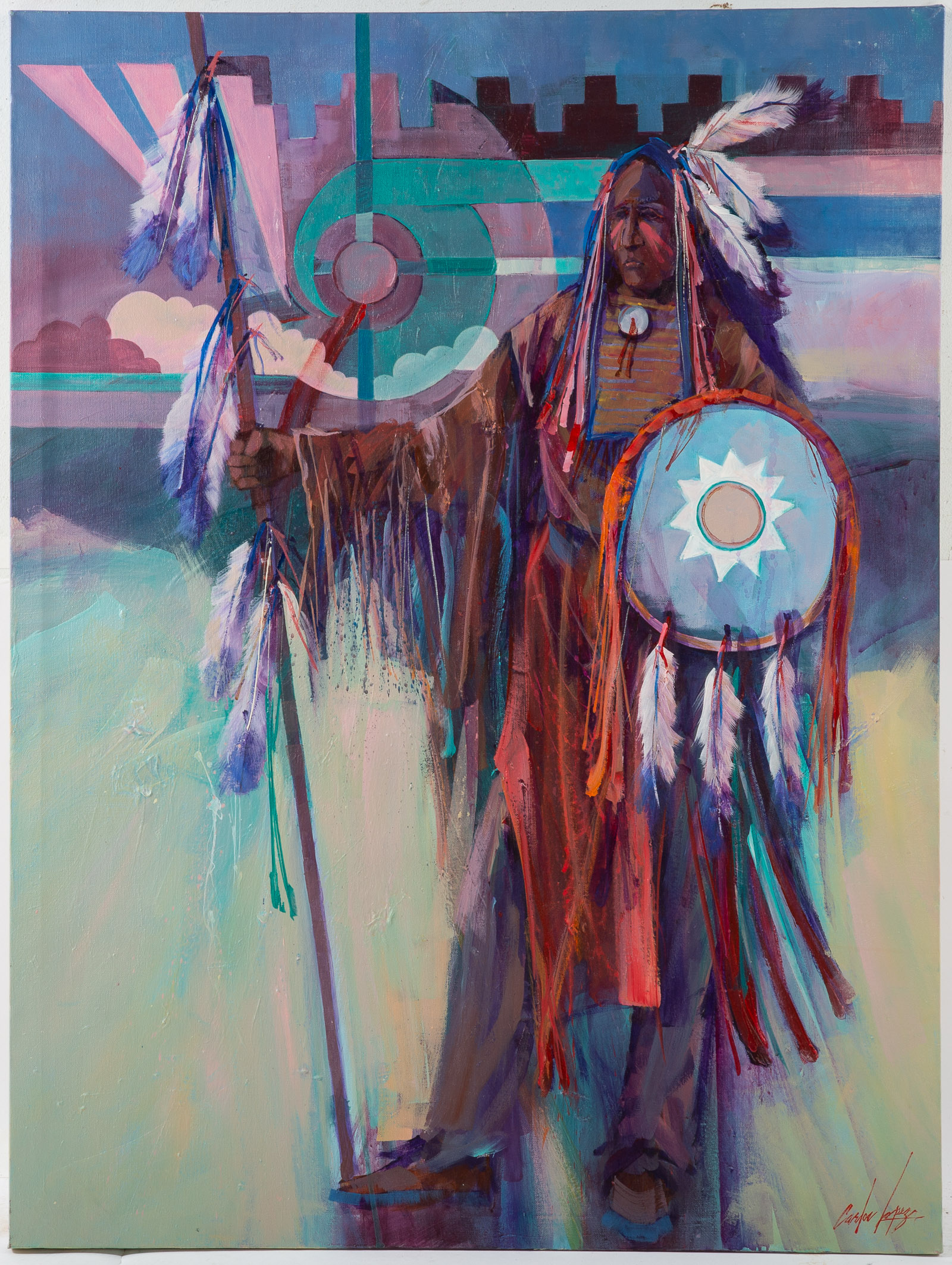 CARLOS A. LOPEZ. "SEEKER OF PEACE,"