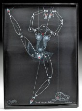 CARLOS ESTEVEZ MIXED MEDIA - "