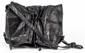 CARLOS FALCHI FAUX OSTRICH LEA